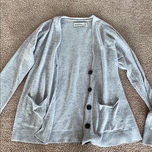 Grey cardigan